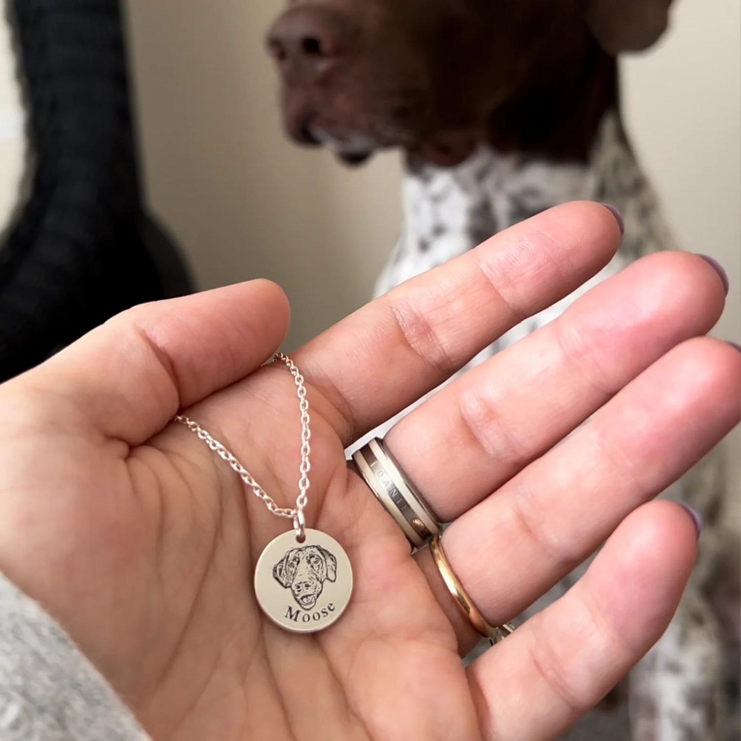 Colar com Rosto de Animal Personalizado