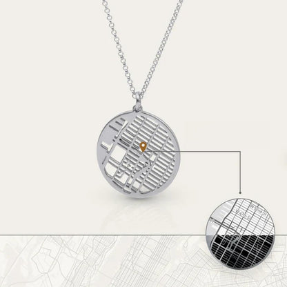 Colar com Mapa Personalizado