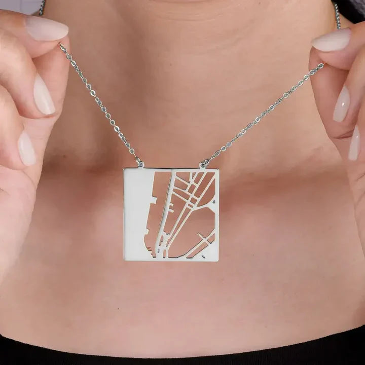 Colar com Mapa Personalizado