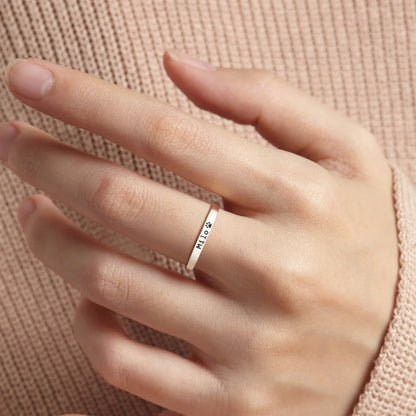 Anel com Nome de Animal de Estimação Personalizado