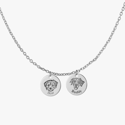Colar com Rosto de Animal Personalizado
