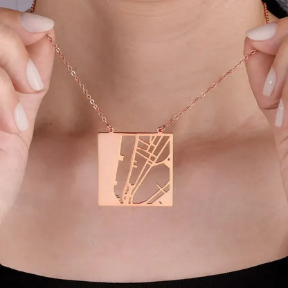 Colar com Mapa Personalizado