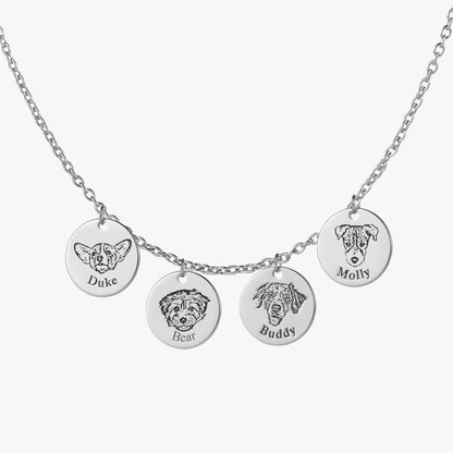 Colar com Rosto de Animal Personalizado