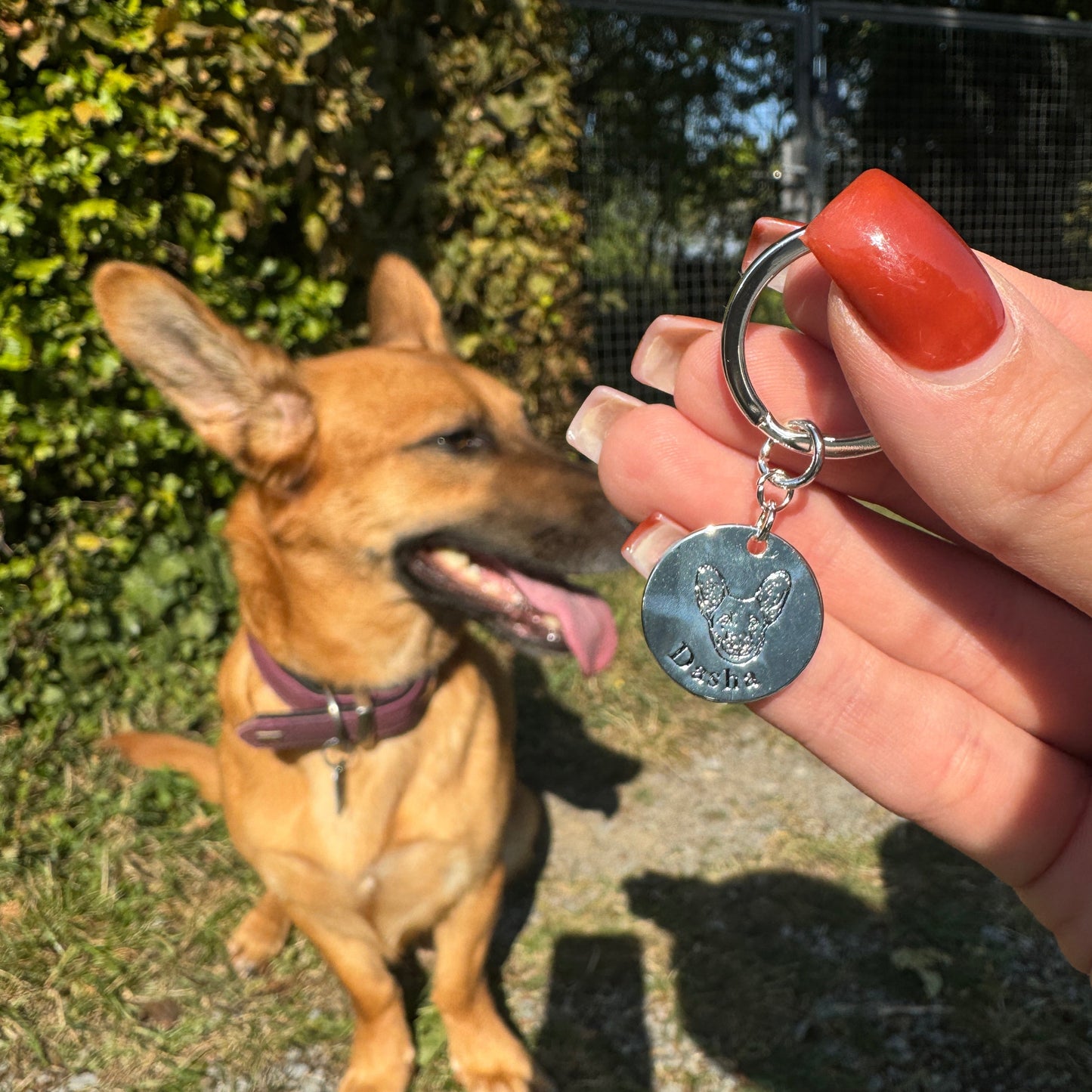 Chaveiro com Rosto de Animal Personalizado