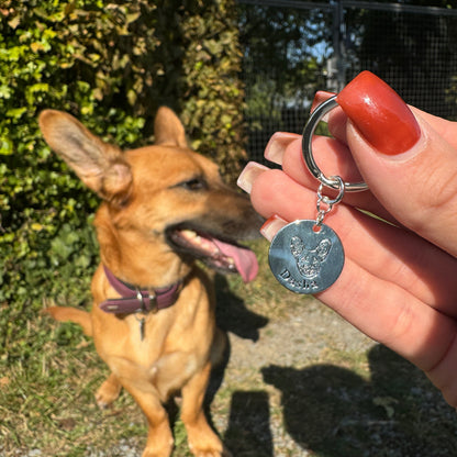 Chaveiro com Rosto de Animal Personalizado