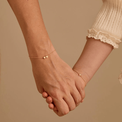 Pulseira em Coração com Inicial Personalizada