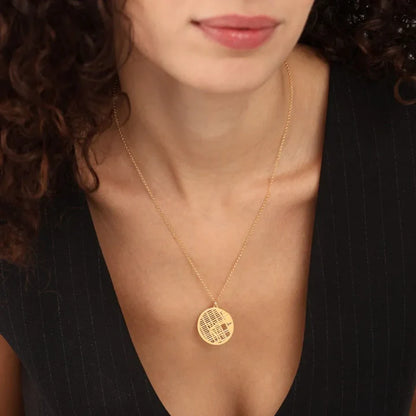 Colar com Mapa Personalizado