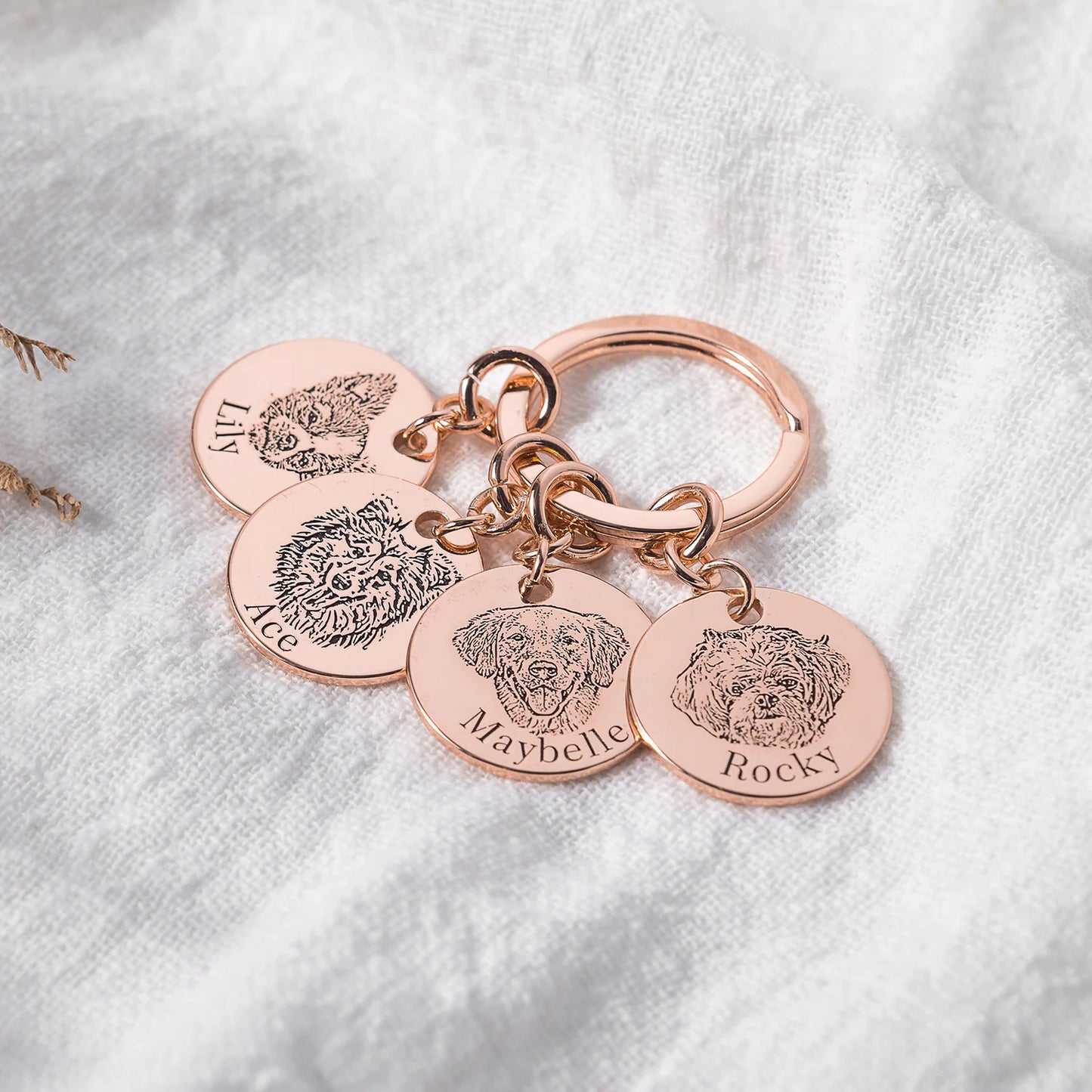 Chaveiro com Rosto de Animal Personalizado