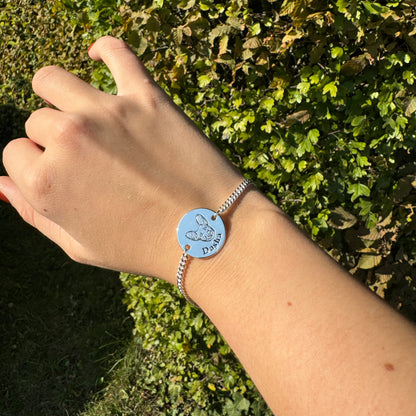 Pulseira com Rosto de Animal Personalizada