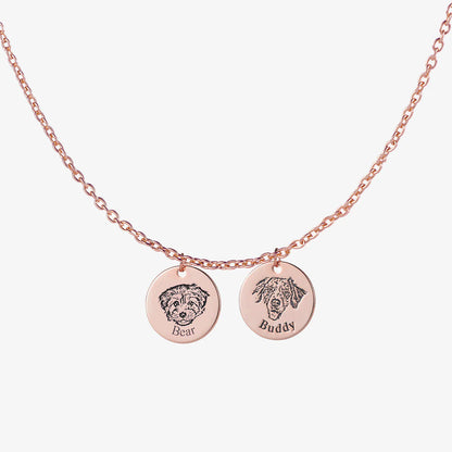 Colar com Rosto de Animal Personalizado