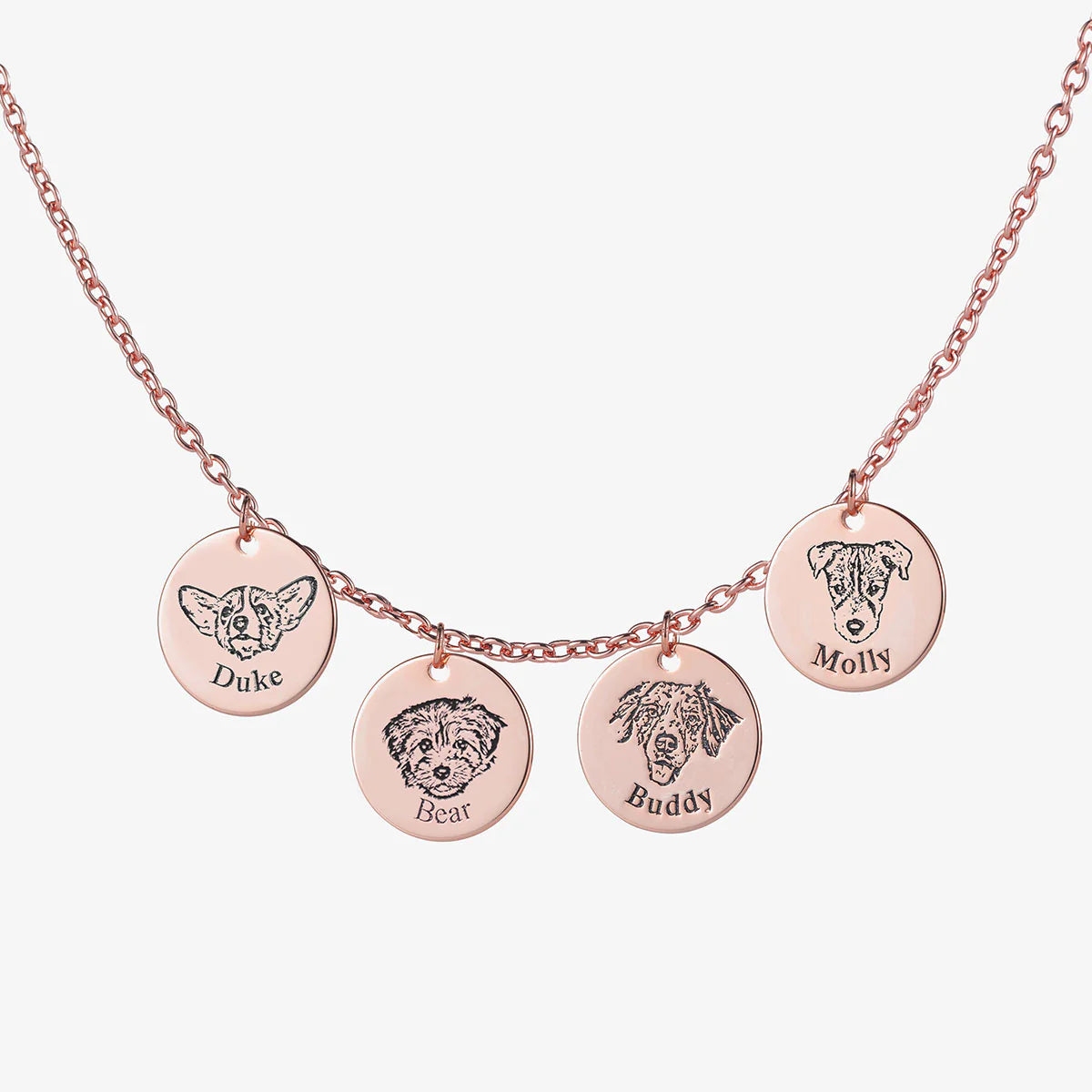 Colar com Rosto de Animal Personalizado