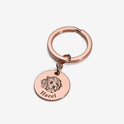 Chaveiro com Rosto de Animal Personalizado