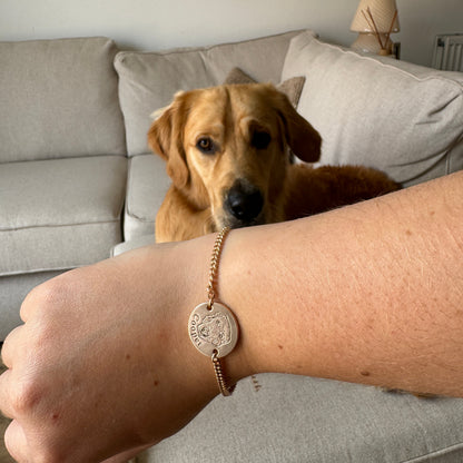 Pulseira com Rosto de Animal Personalizada