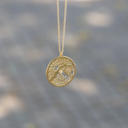 Colar com Mapa Personalizado